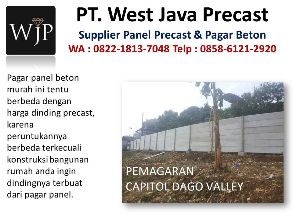 Dinding precast beton hubungi wa : 082218137048 Jenis-pagar-panel-beton